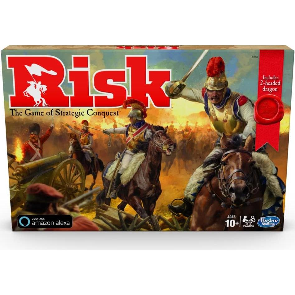 Juego de Mesa Riesgo Hasbro con Dragón y Alexa - Estrategia 10+