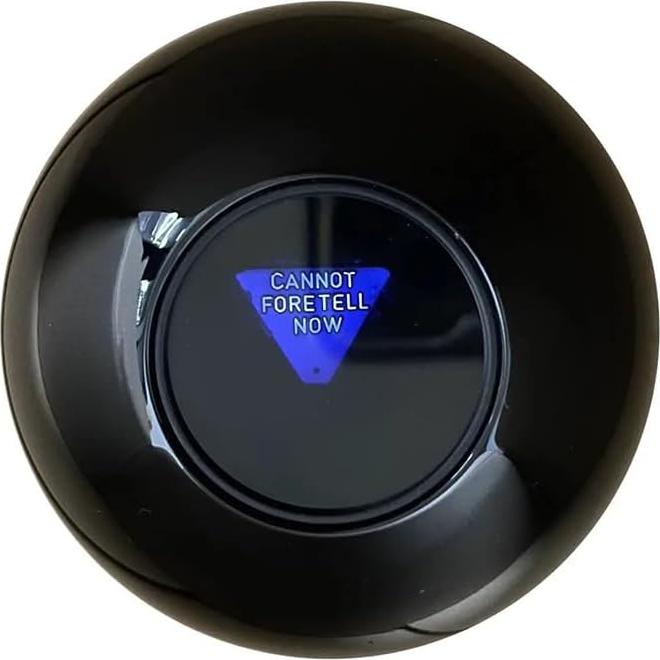 Juego de Adivinación Mystic 8 Ball - Bola Negra Retro 230g