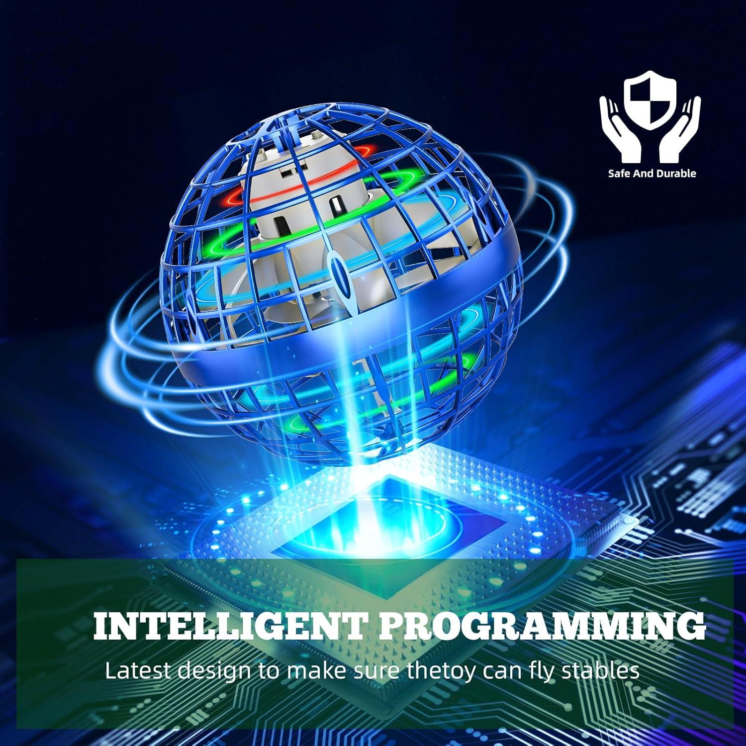 Bola Voladora MLCLL TSM-006 Azul con Luces RGB