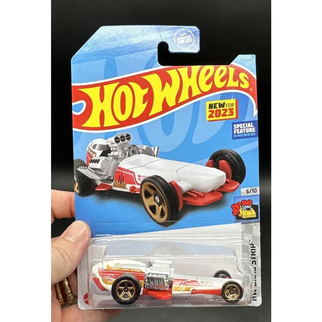 Hot Wheels Hot Rod Racer Blanco 171/250 - Coche de Juguete