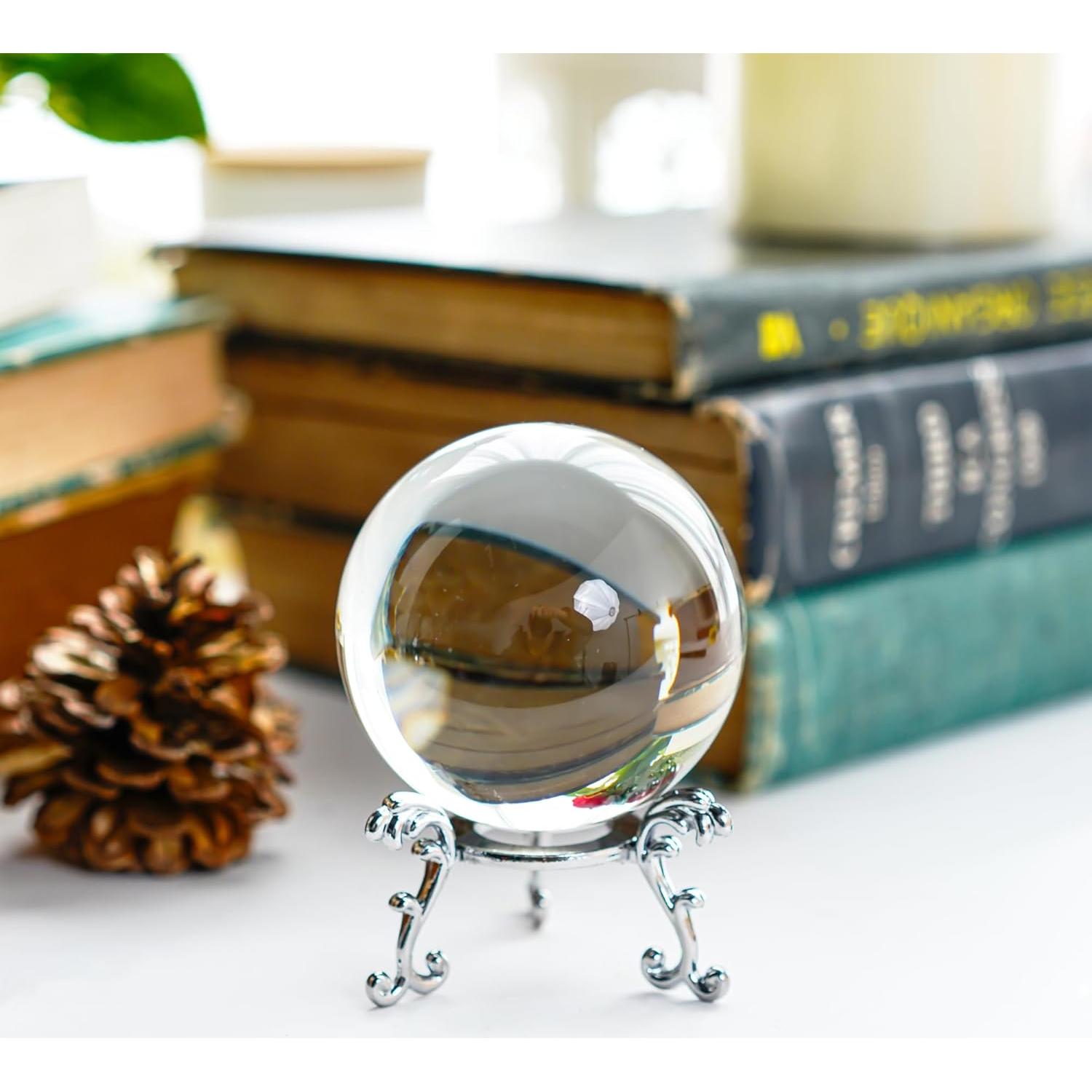 Bola de Cristal Transparente ZEERSHEE 60mm Decorativa