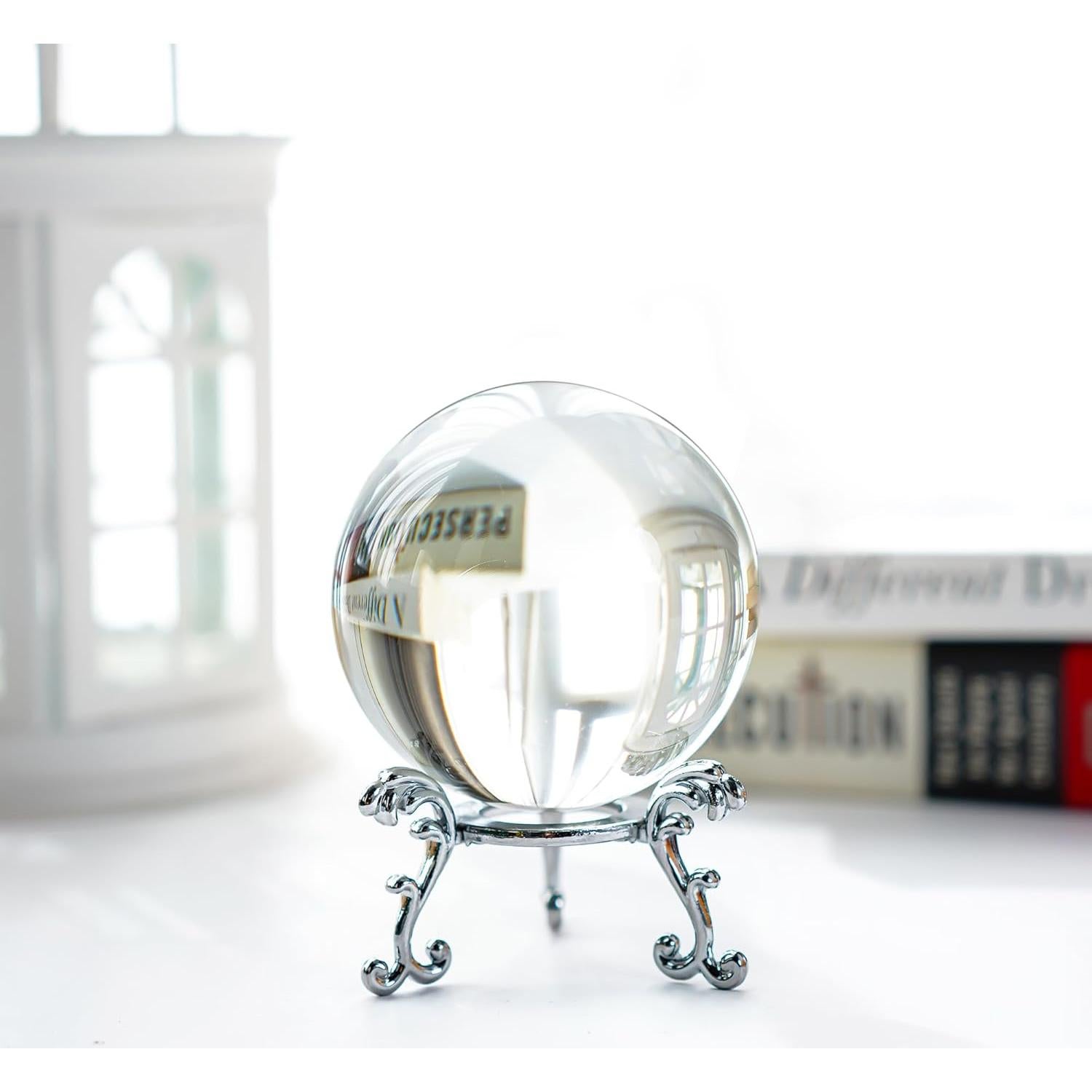 Bola de Cristal Transparente ZEERSHEE 60mm Decorativa