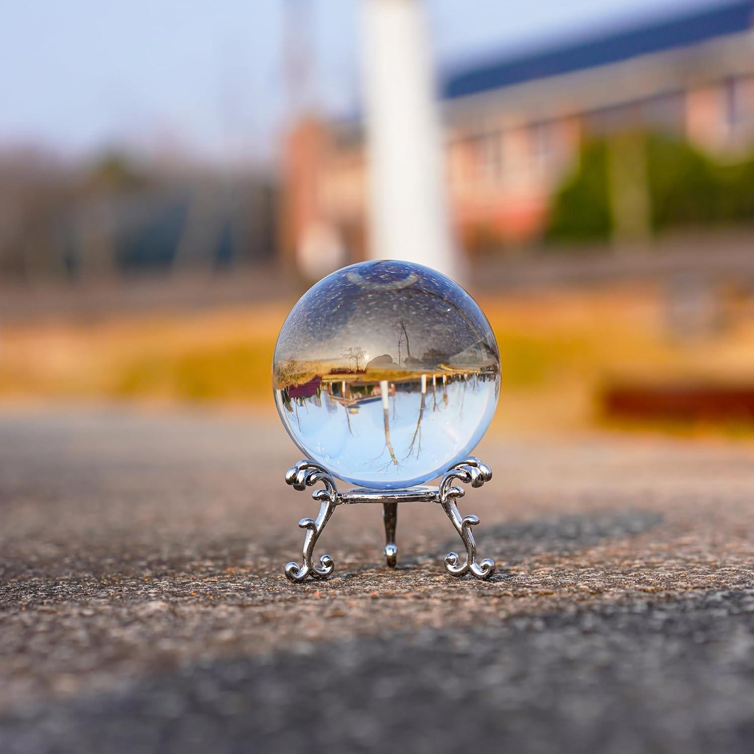 Bola de Cristal Transparente ZEERSHEE 60mm Decorativa