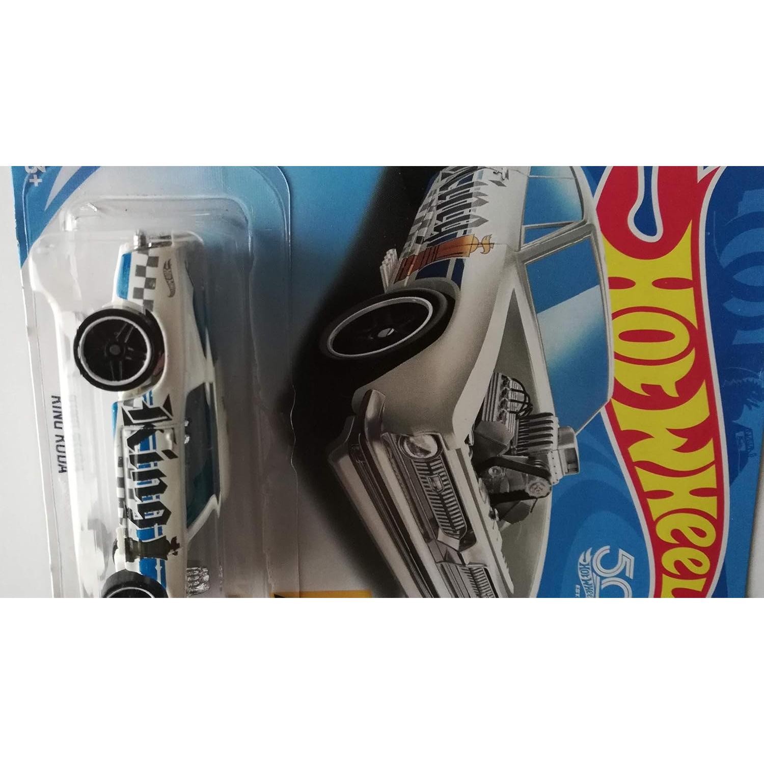 Hot Wheels Rey Kuda 2018 Checkmate 1:64 Coleccionable Blanco