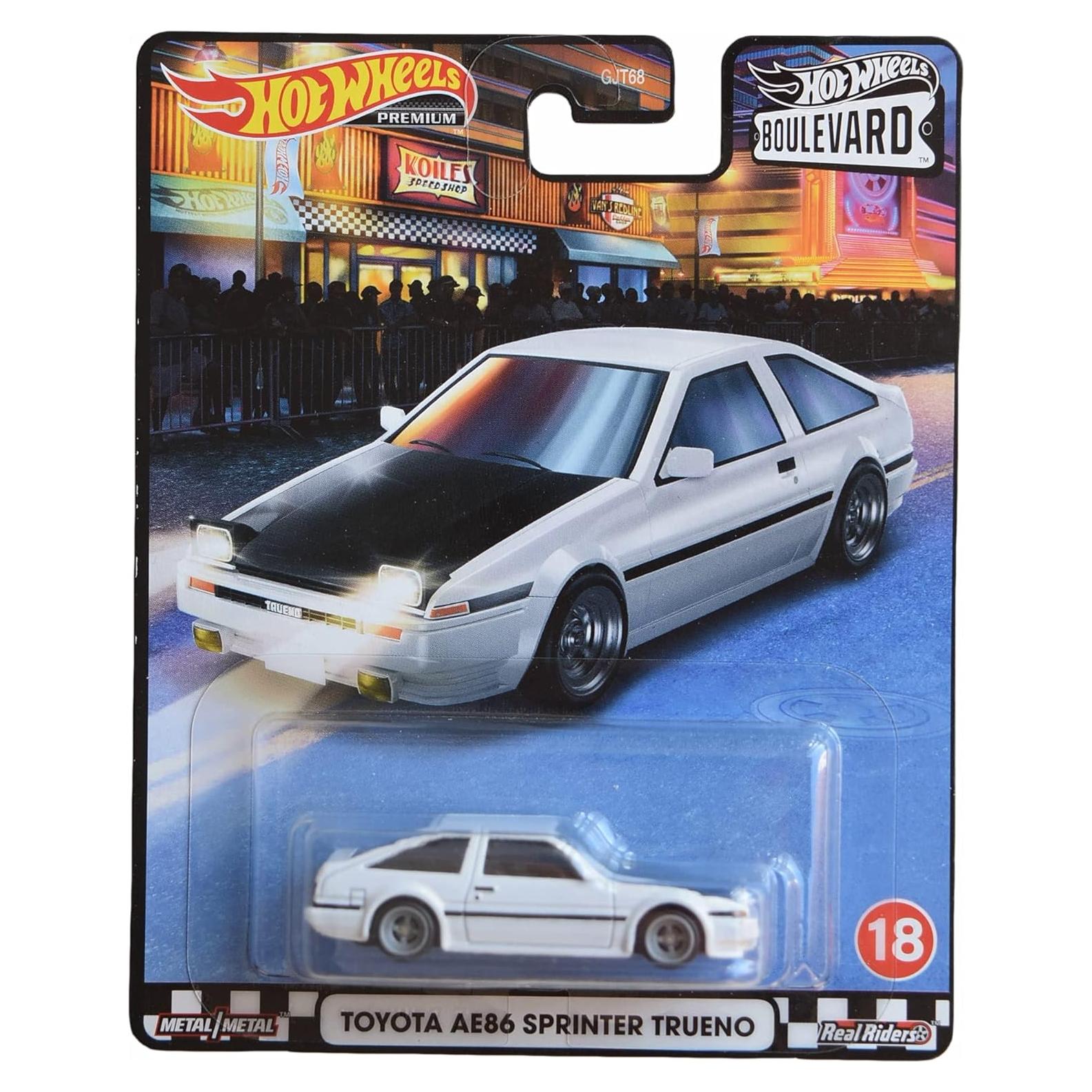 Hot Wheels Toyota AE86 Sprinter Trueno Boulevard #18 - Metal