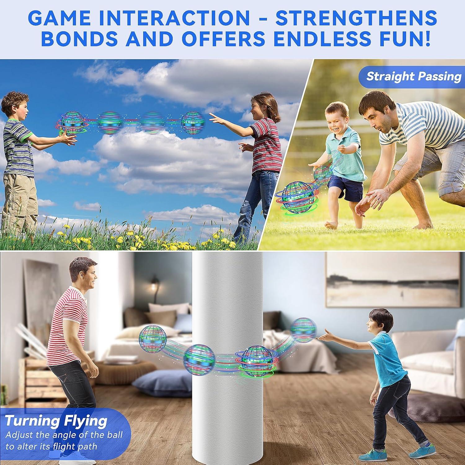 Bola Voladora DONGGUAN TSM006-B, Juguete Flotante LED Azul