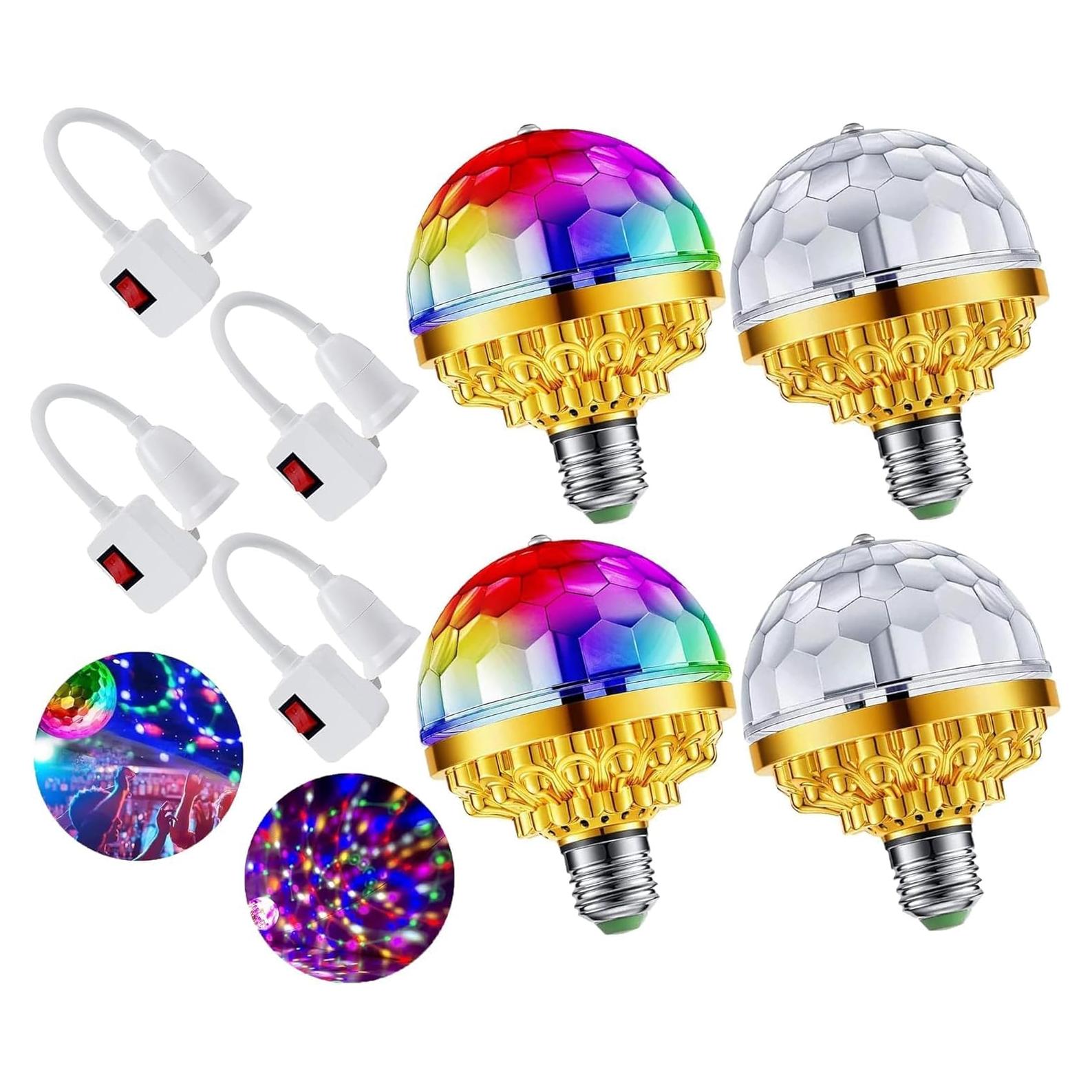 Bombilla LED Giratoria XGHJ Espejo Mágico RGB 12,7cm