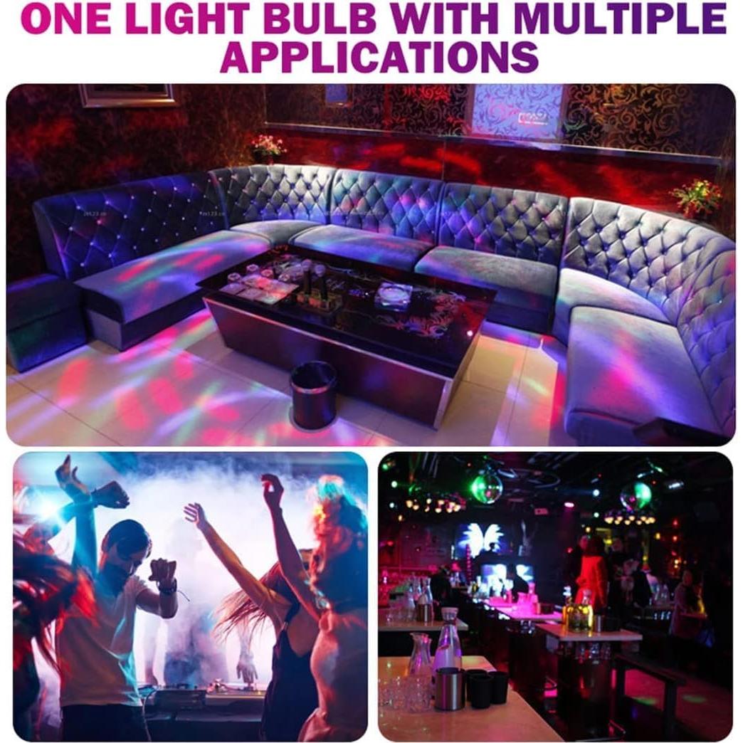 Bombilla LED Giratoria XGHJ Espejo Mágico RGB 12,7cm