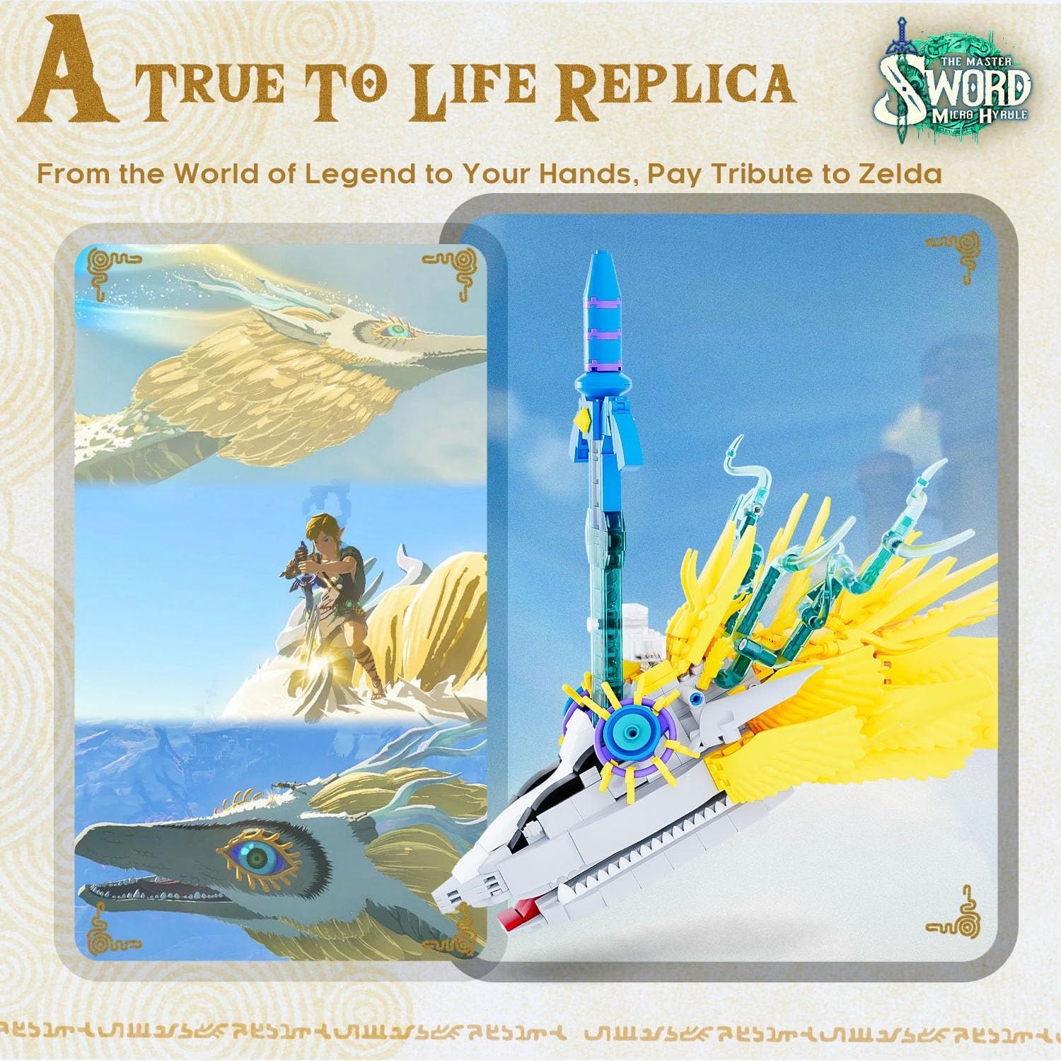 Juego de Construcción Espada Maestra MOC TOTK 702 Piezas