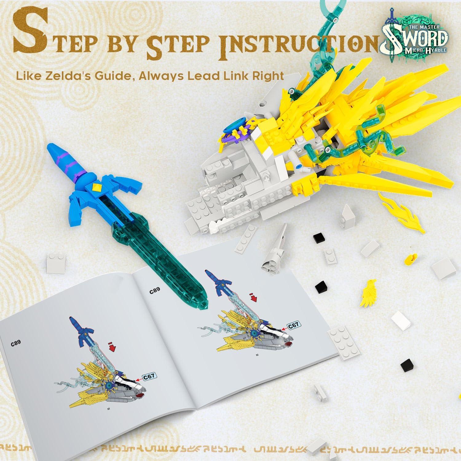 Juego de Construcción Espada Maestra MOC TOTK 702 Piezas