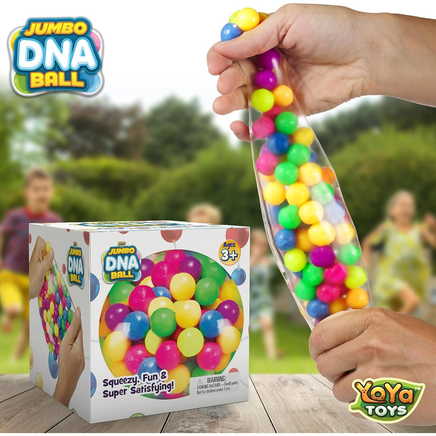 Bola de ADN YoYa Toys Jumbo Antiestrés Colorida 10.31 cm