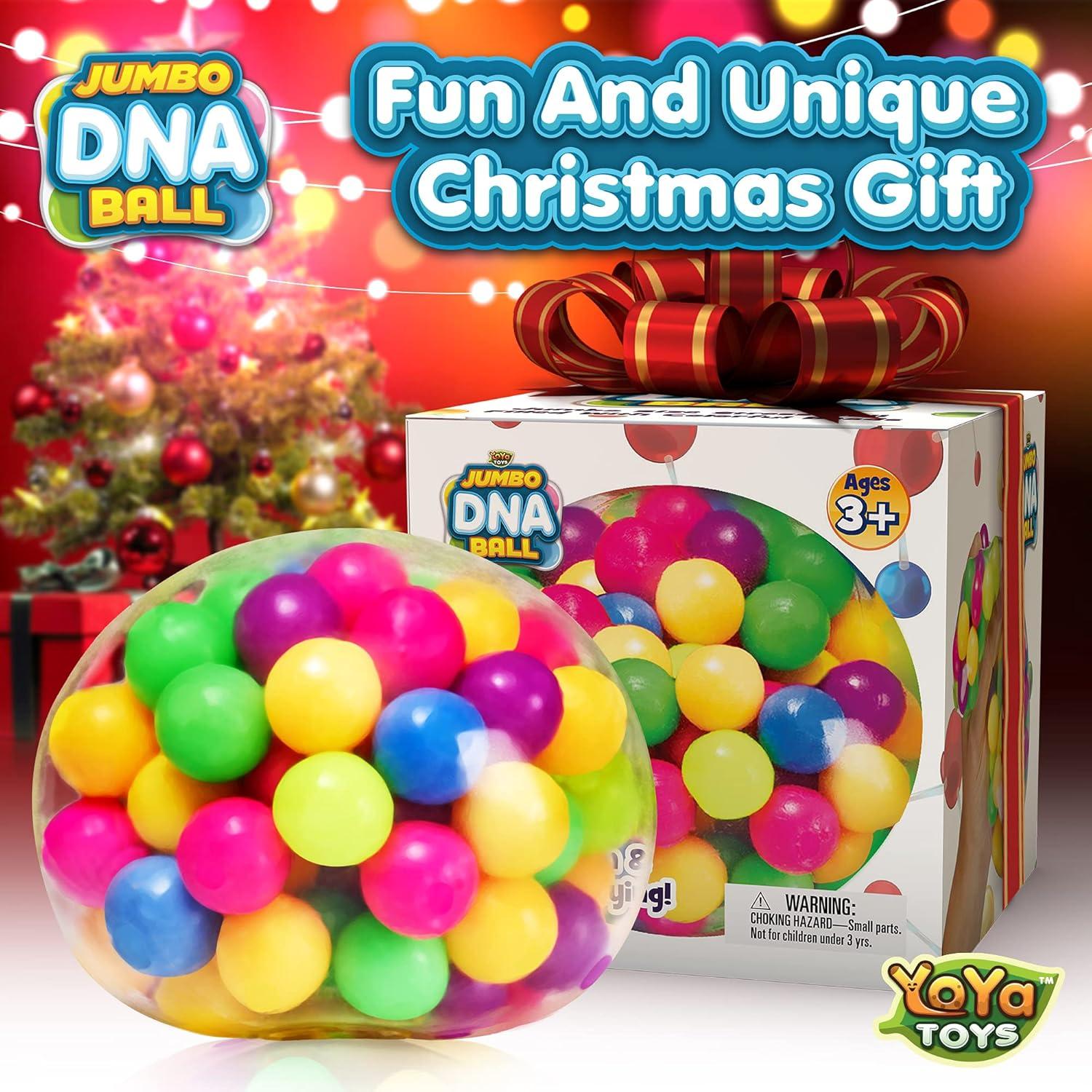 Bola de ADN YoYa Toys Jumbo Antiestrés Colorida 10.31 cm