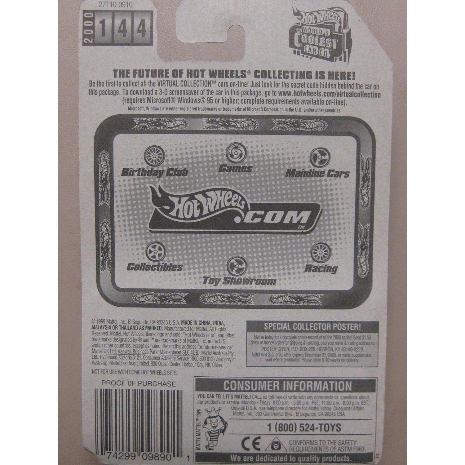 Hot Wheels Camión de Helados #144 Mattel 6.35x3.81cm