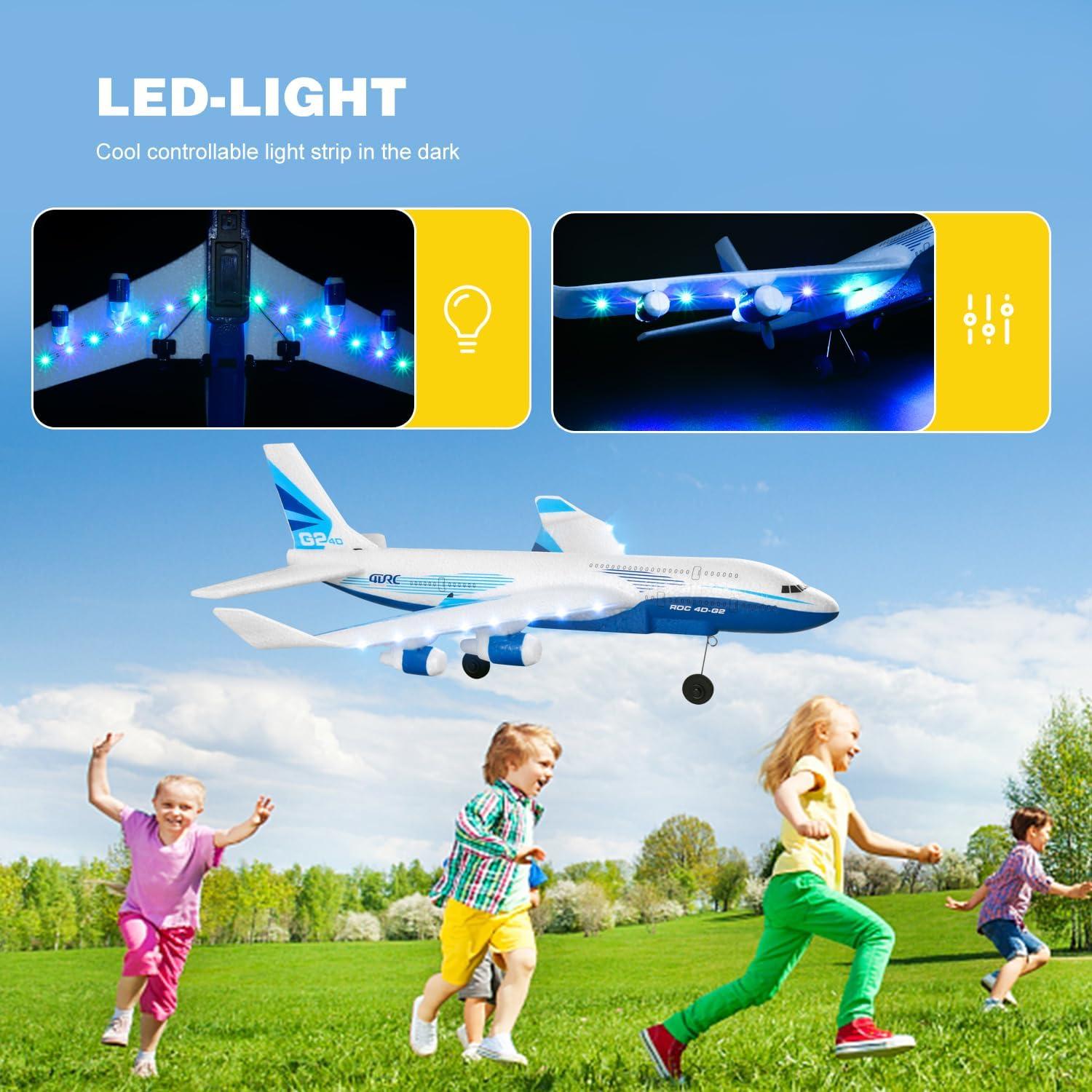 Avión RC 4DRC G2 Listo para Volar con Luz LED