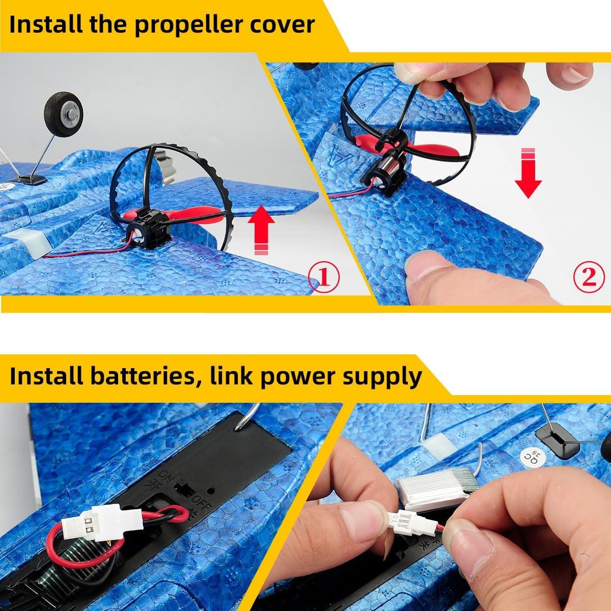 Avián RC F-35 ANTSIR 2 Canales 32.5x26.2cm Azul