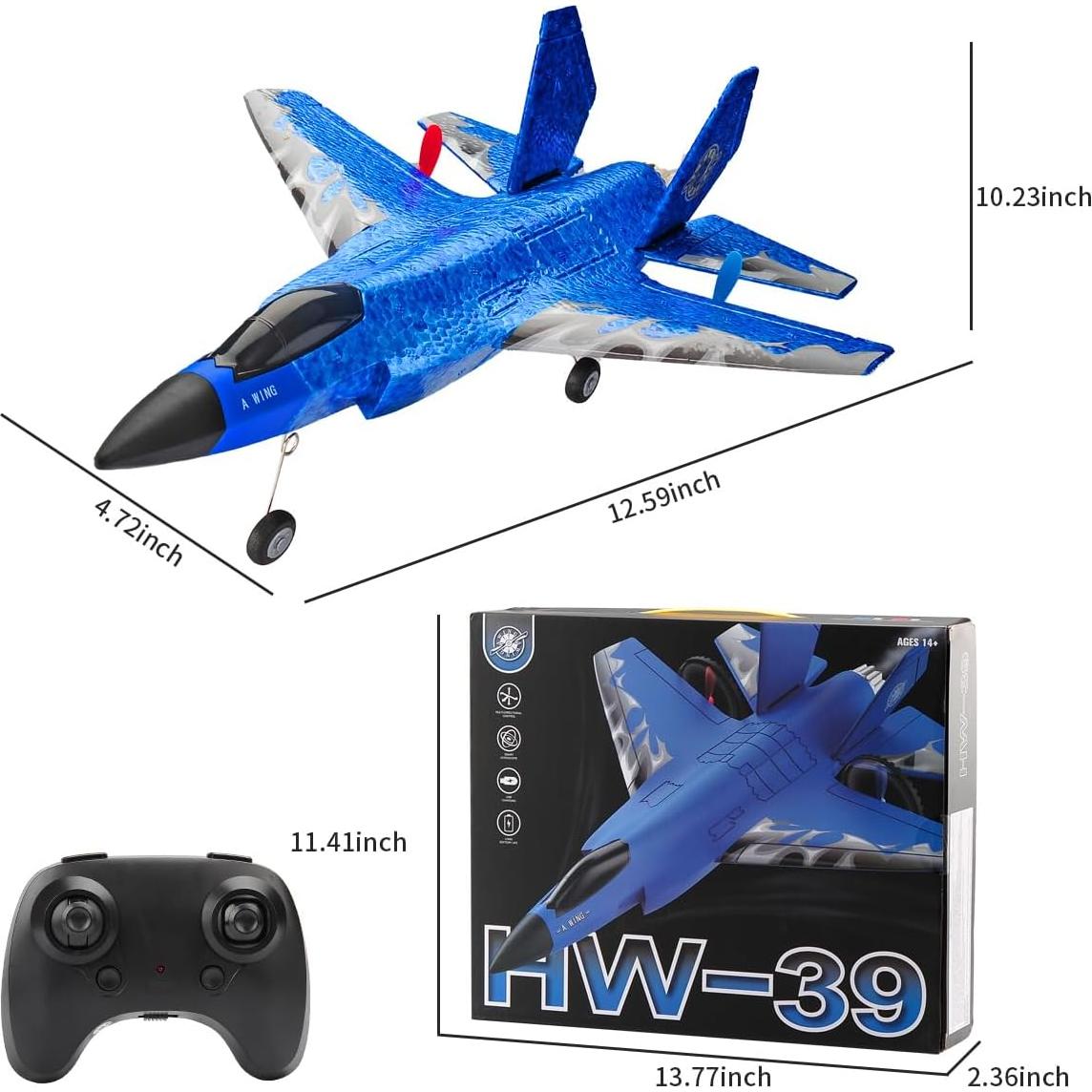 Avián RC F-35 ANTSIR 2 Canales 32.5x26.2cm Azul