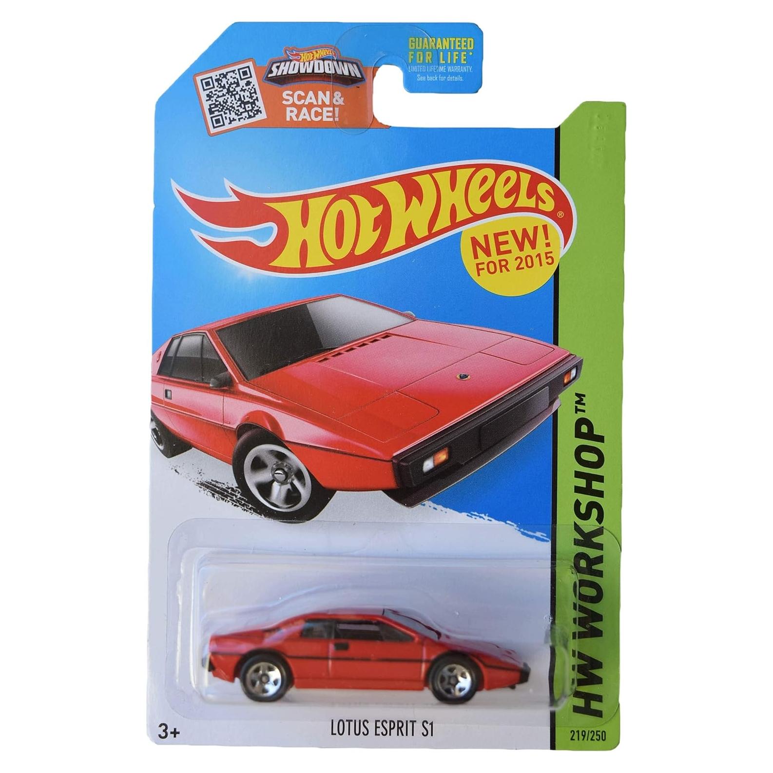 Auto de colección Hot Wheels Lotus Esprit S1 rojo 1:64