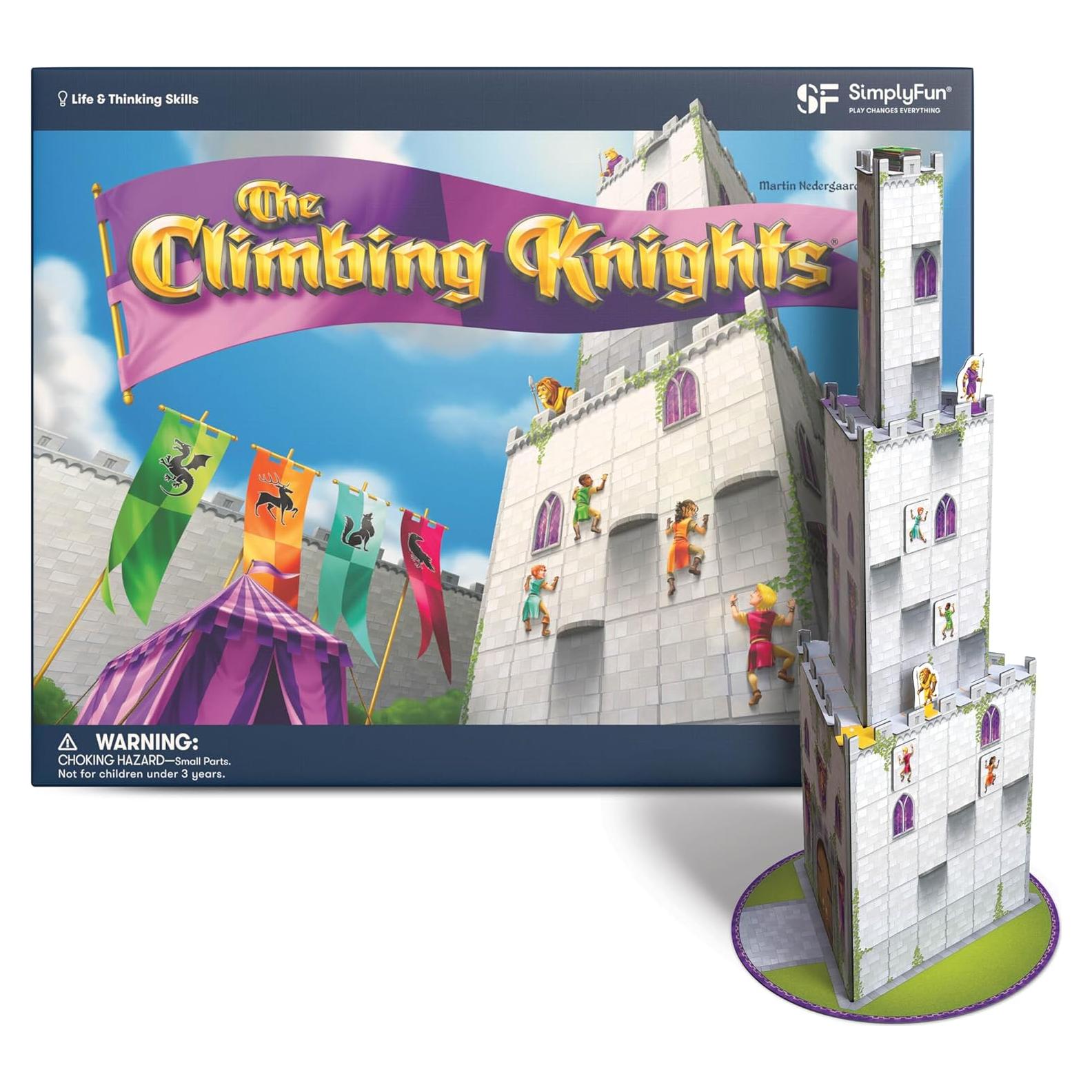 Juego de Mesa SimplyFun Los Caballeros Escaladores - Estrategia y Habilidades Motoras - 2-4 Jugadores, 8 Años+