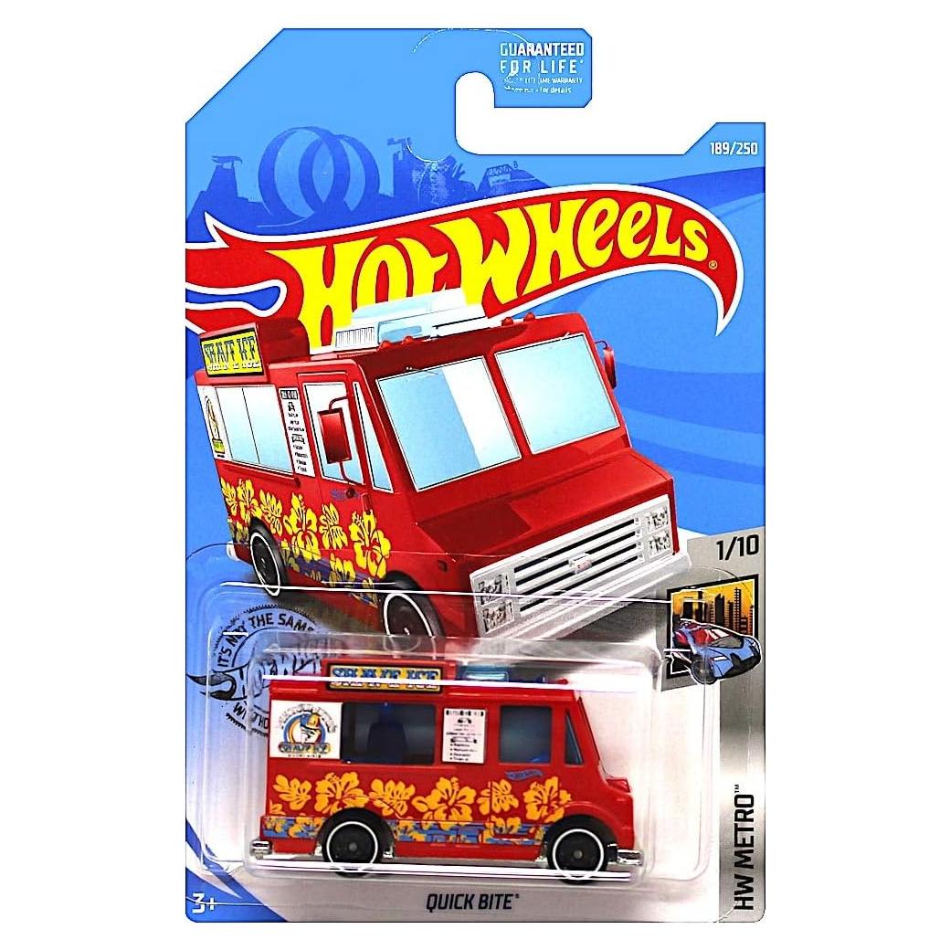 Hot Wheels Camión de Comida Quick Bite 1:64 Rojo 189/250