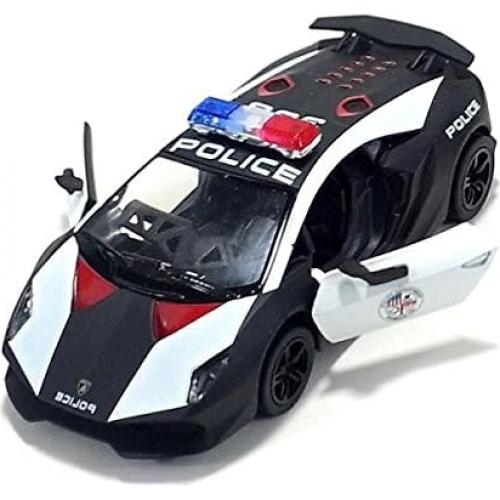 Coche de Policía Lamborghini Sesto Elemento KiNSMART 1:38