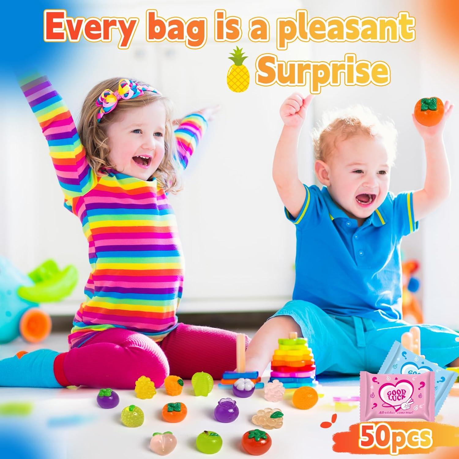 50 Mini Figuras de Frutas Brillantes en la Oscuridad - CIYOJA