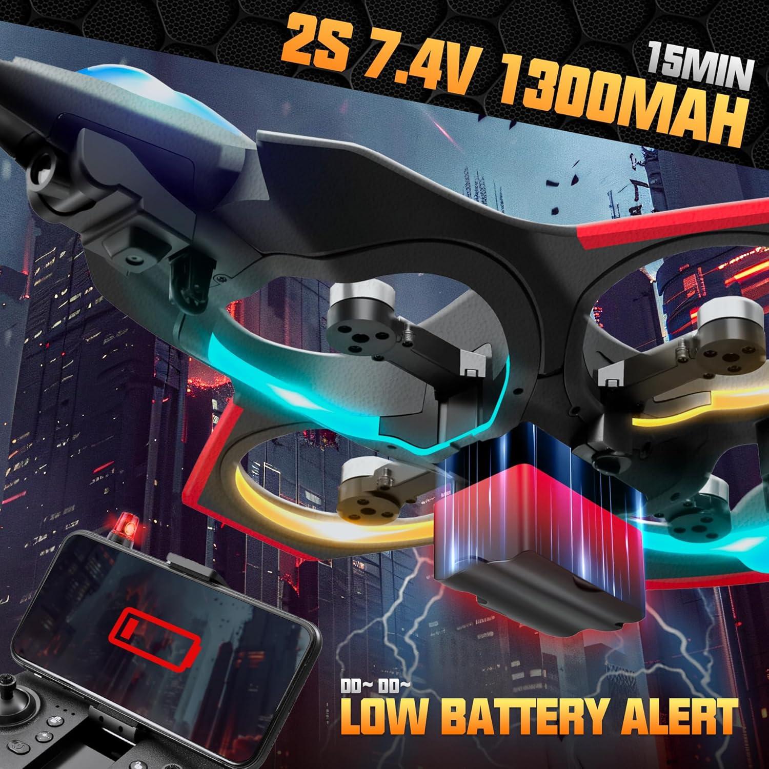 Avión RC BEZGAR S152 con Cámara y Luces LED