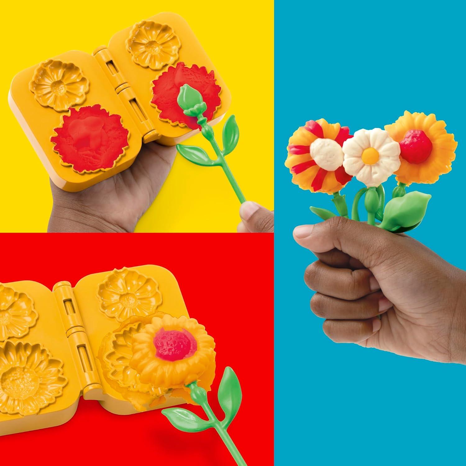 Kit de Flores Play-Doh para Niños - Tulipanes y Girasoles