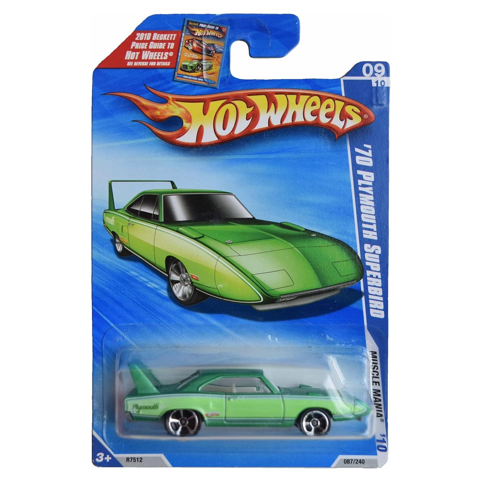 Auto de colección Hot Wheels Plymouth Superbird 1:64 Verde