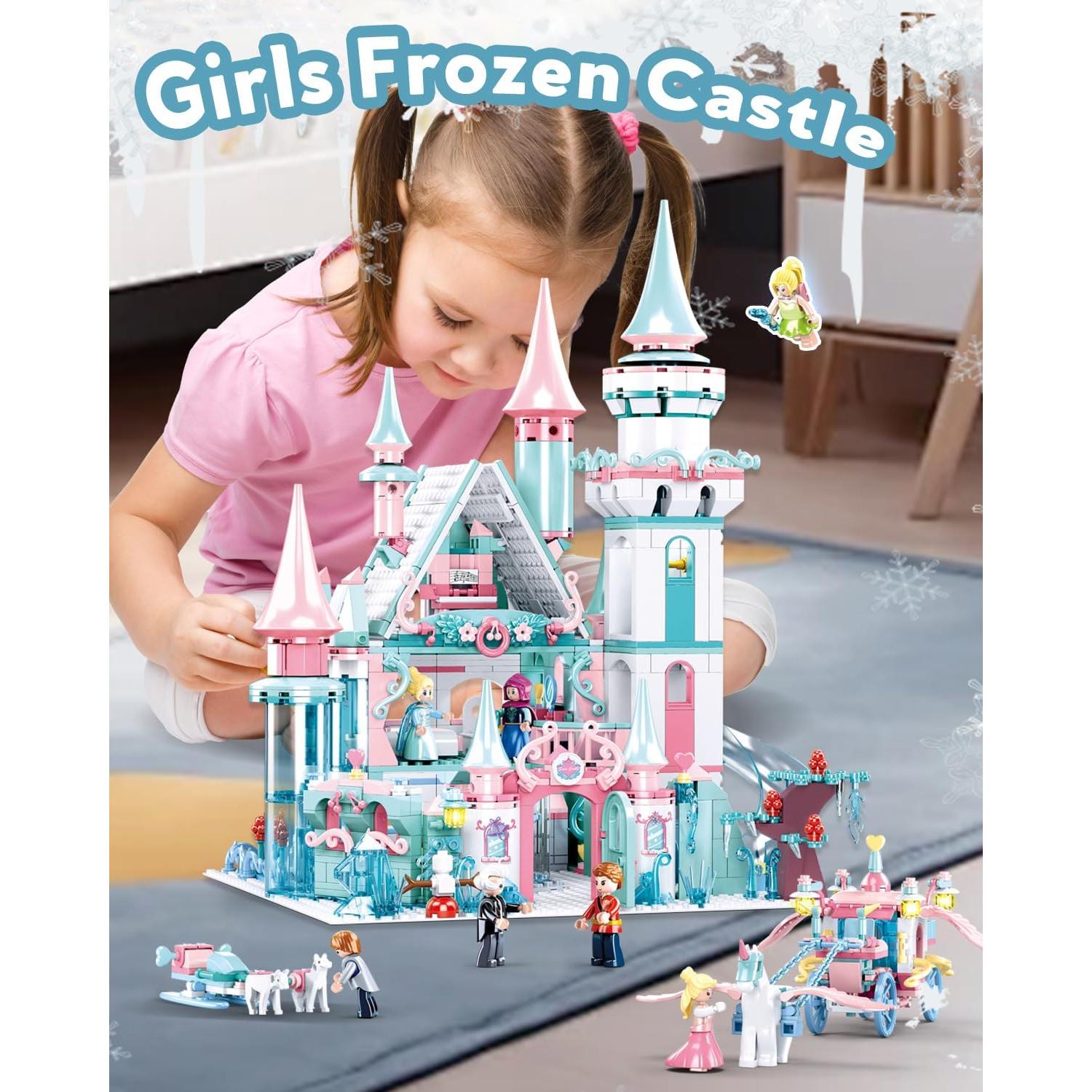 Conjunto de Construcción Castillo Congelado Sluban 1314 Piezas