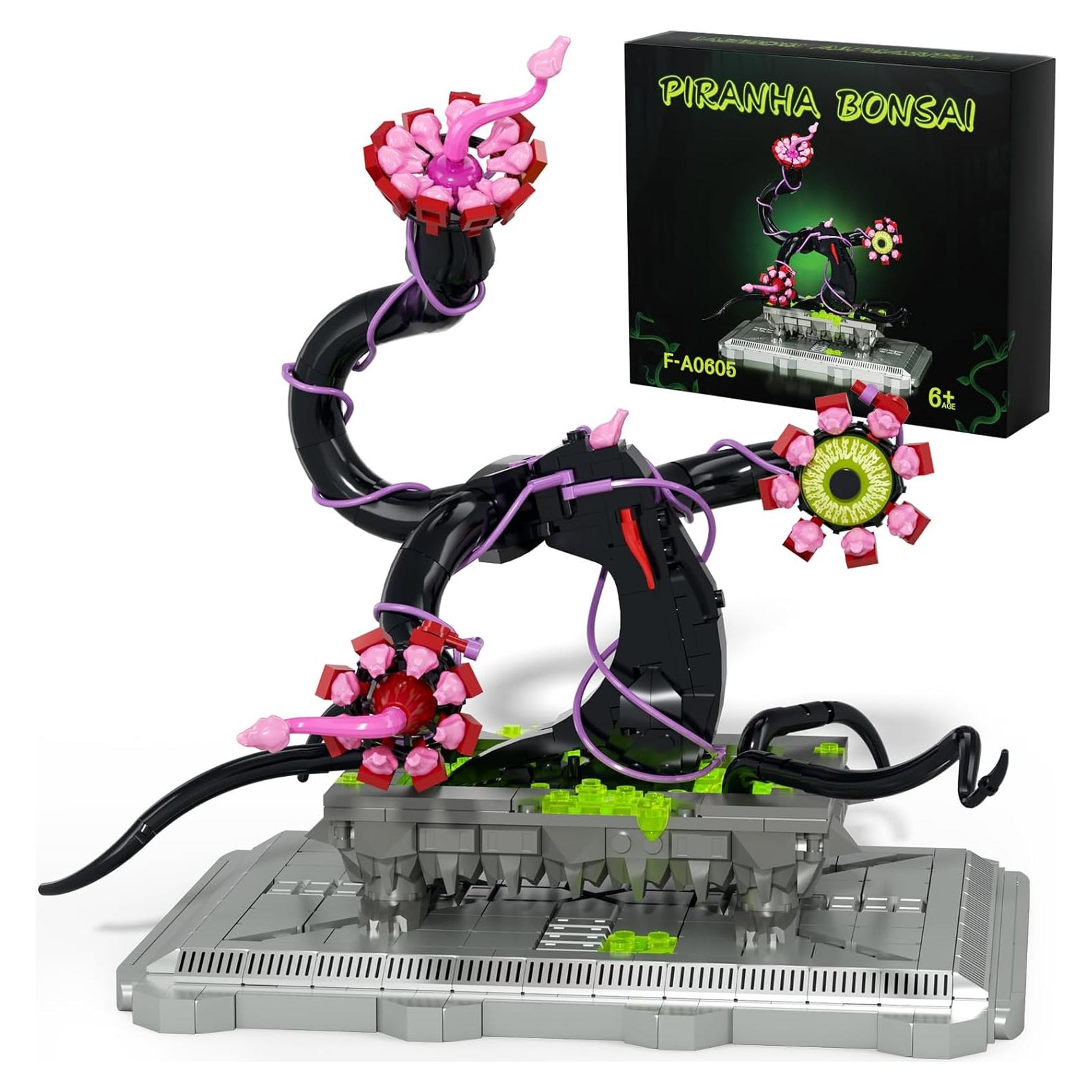 Set de Construcción Bonsai Planta Piraña itshWOee 660 Piezas