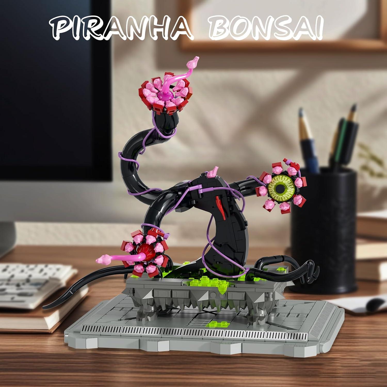 Set de Construcción Bonsai Planta Piraña itshWOee 660 Piezas
