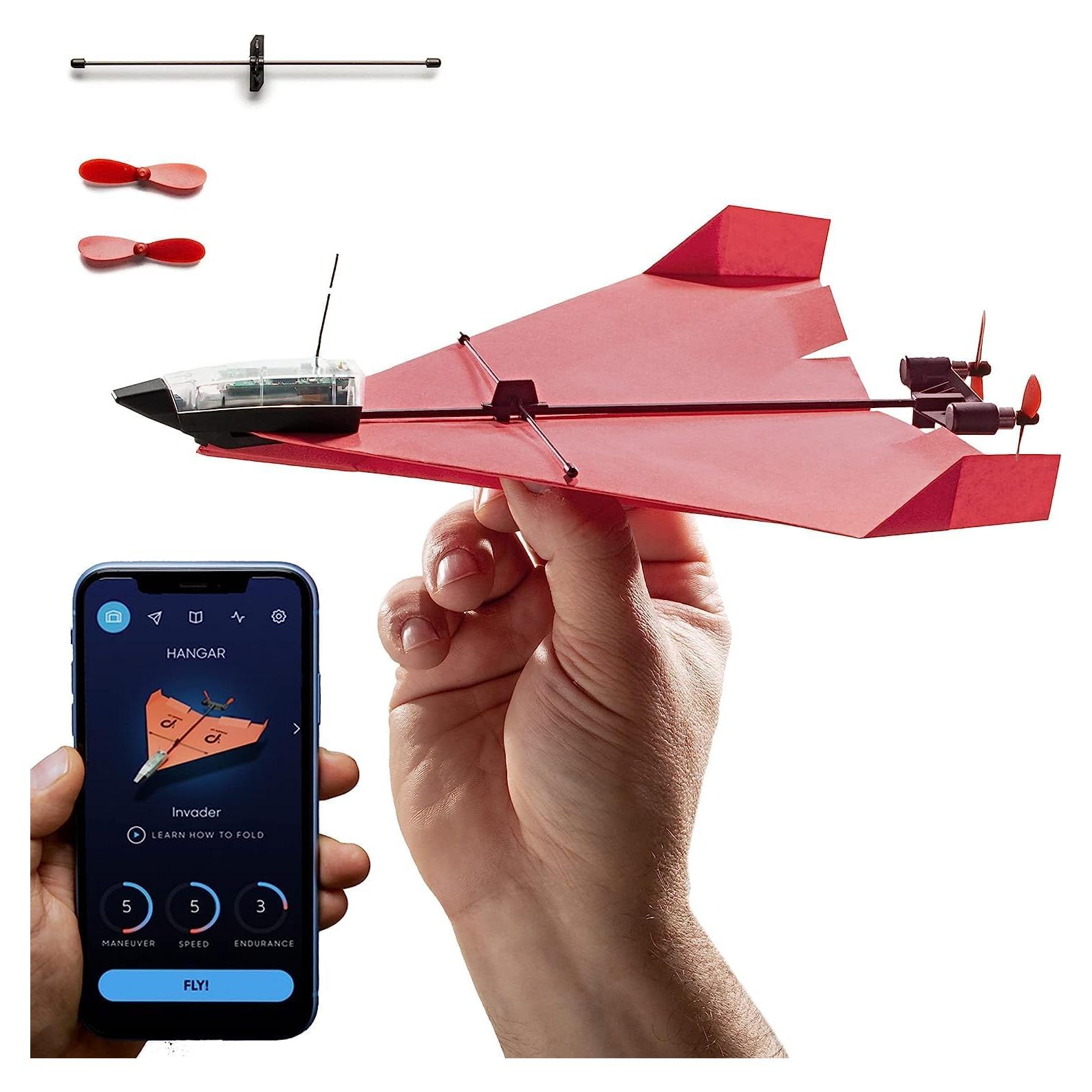 POWERUP 4.0 Avión de Papel Controlado por Smartphone