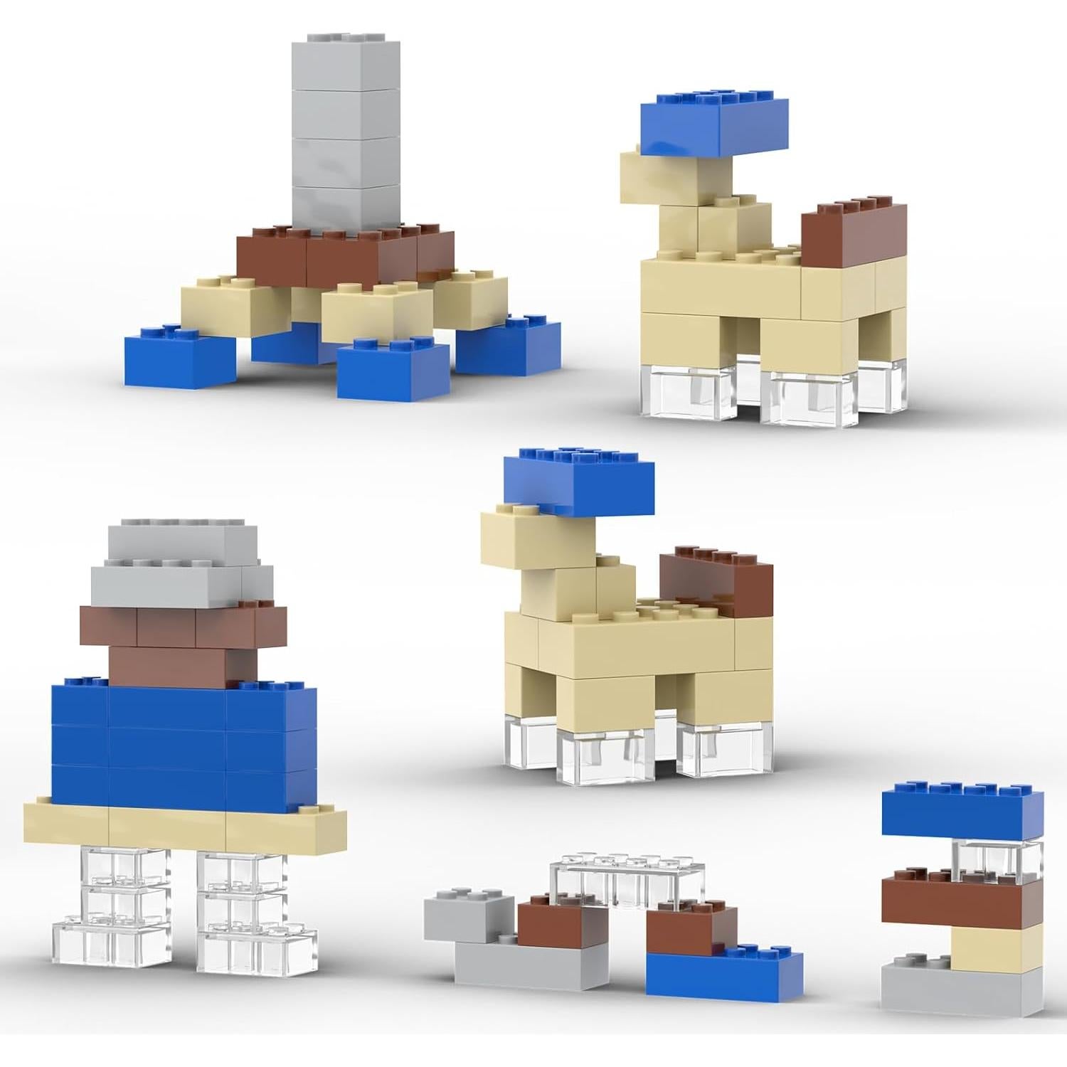 300 Ladrillos Clásicos de Construcción WEBRICK Azules
