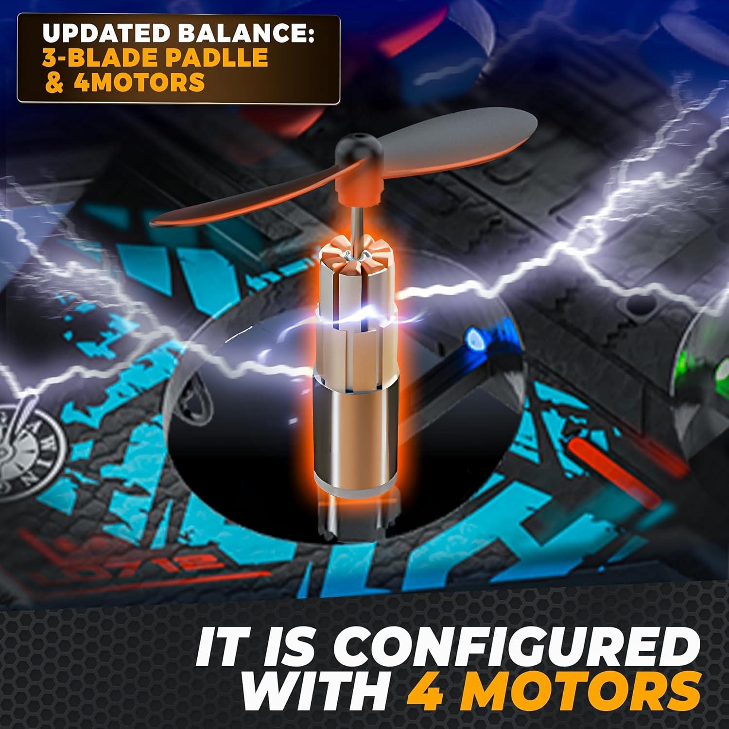 Dron BEZGAR Azul RC 2.4GHz con Giroscopio y Luz LED