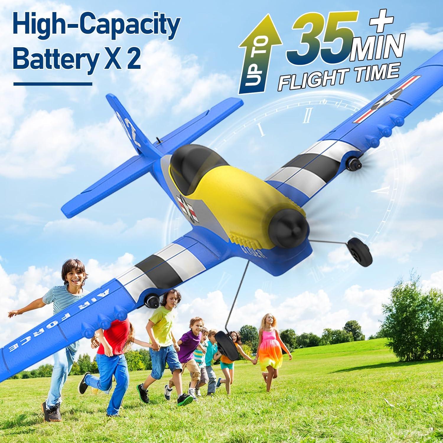 Avián RC Toileum P-51D 3 Canales 2 Baterías 350mAh