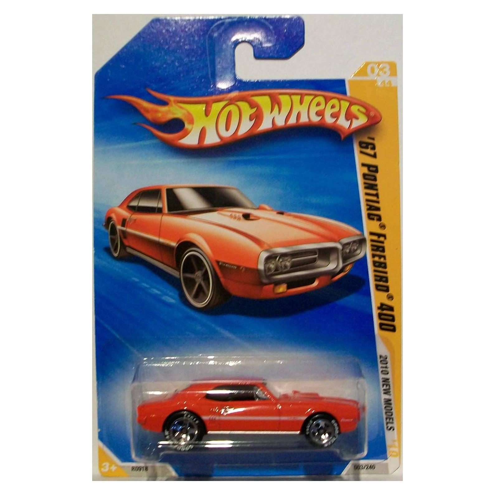 Hot Wheels 2010 Pontiac Firebird 400 Rojo Nuevo en Tarjeta
