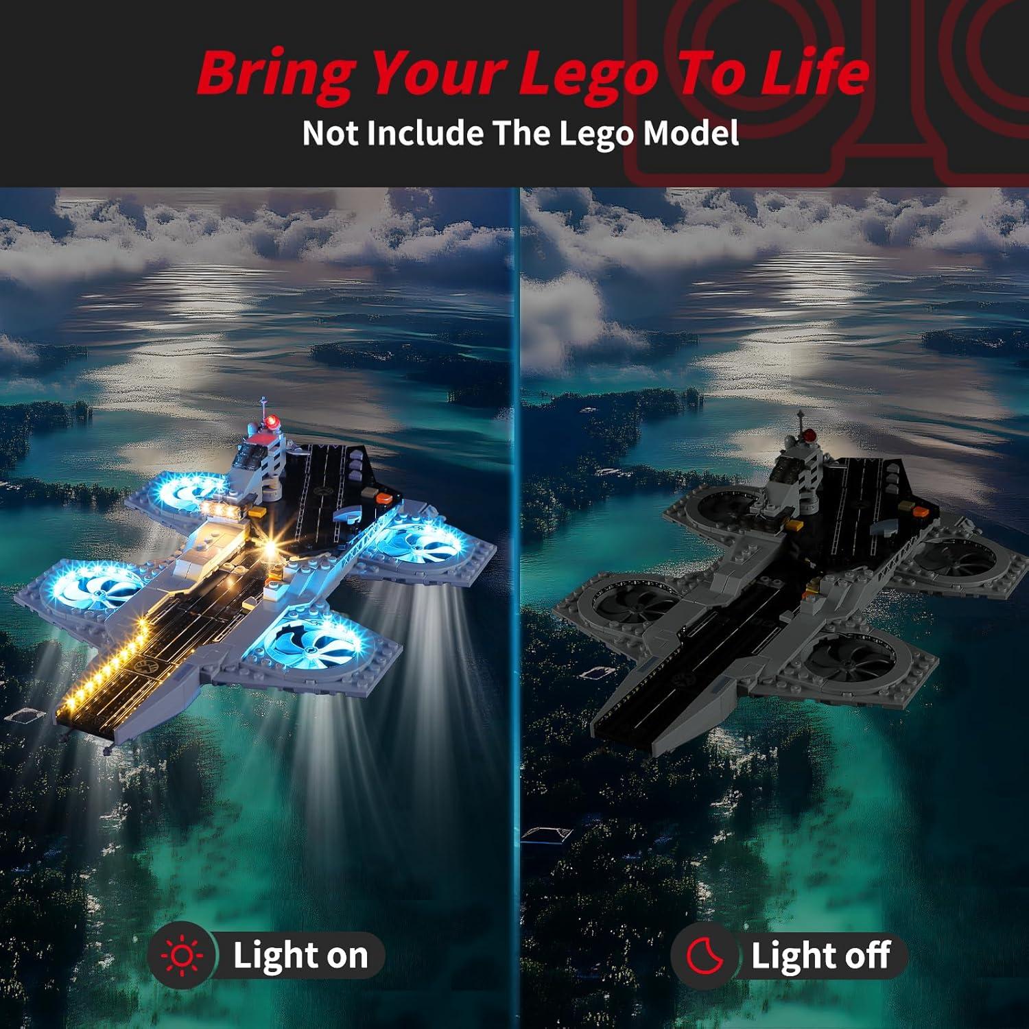 Kit de Iluminación LED BRIKSMAX para Lego Avengers 76295