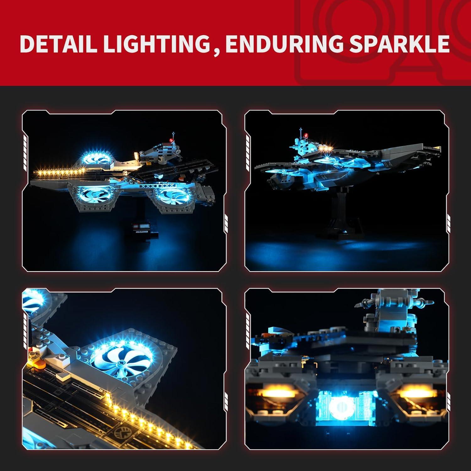 Kit de Iluminación LED BRIKSMAX para Lego Avengers 76295