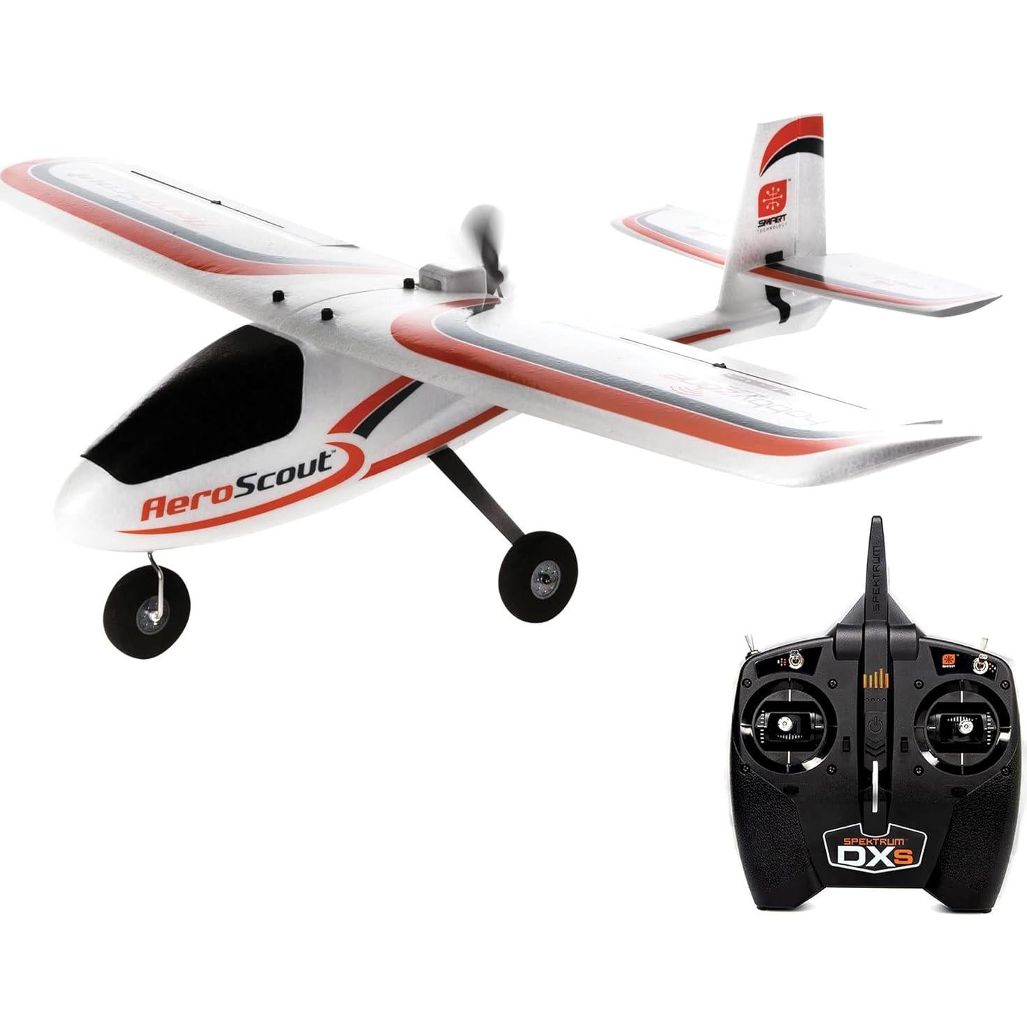 HobbyZone AeroScout S 2 1.1m RTF Entrenador RC Duradero