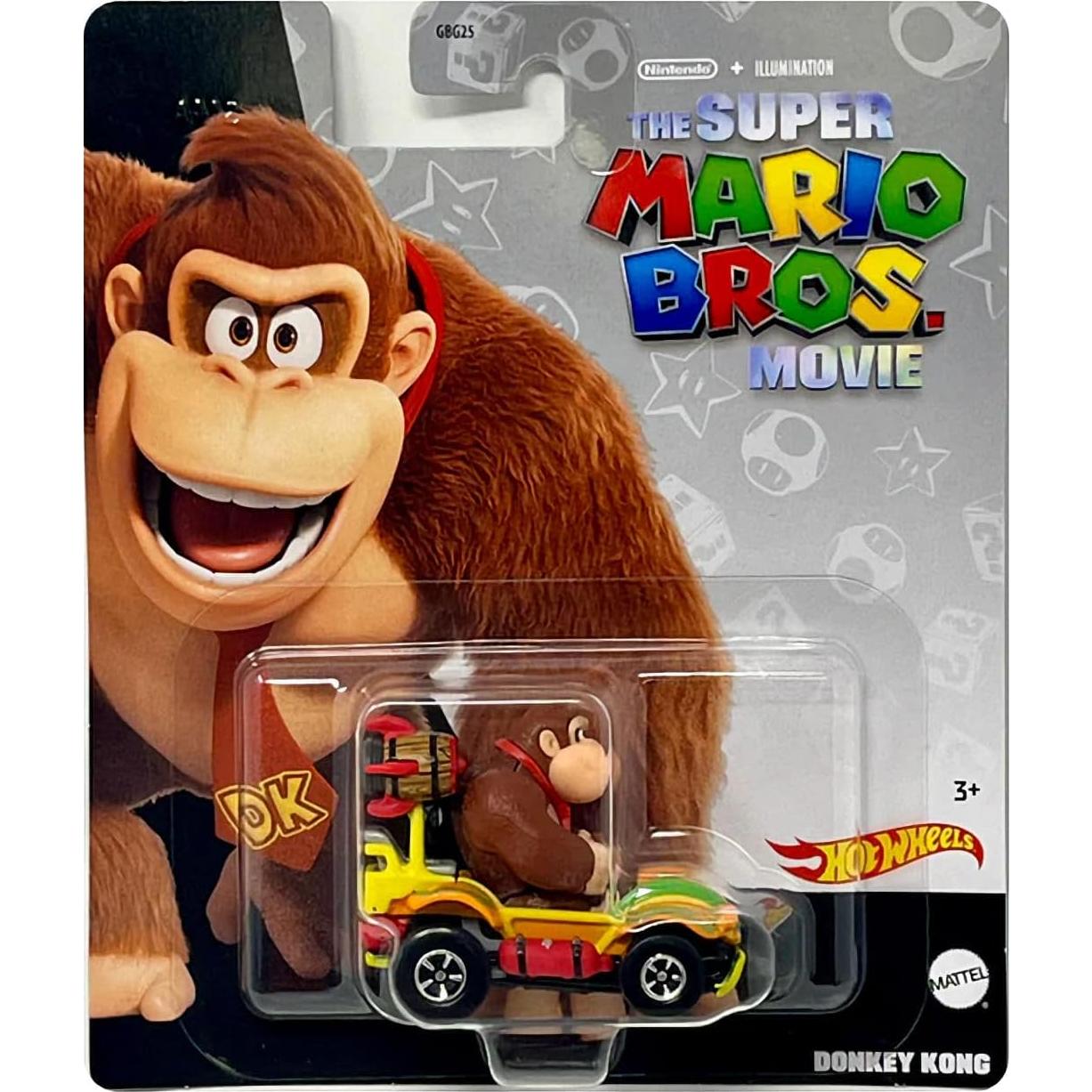 Set de 4 Autos Coleccionables Hot Wheels Super Mario Bros