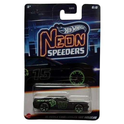 Hot Wheels Neon Speeders Dodge Challenger SRT Hellcat 1:64