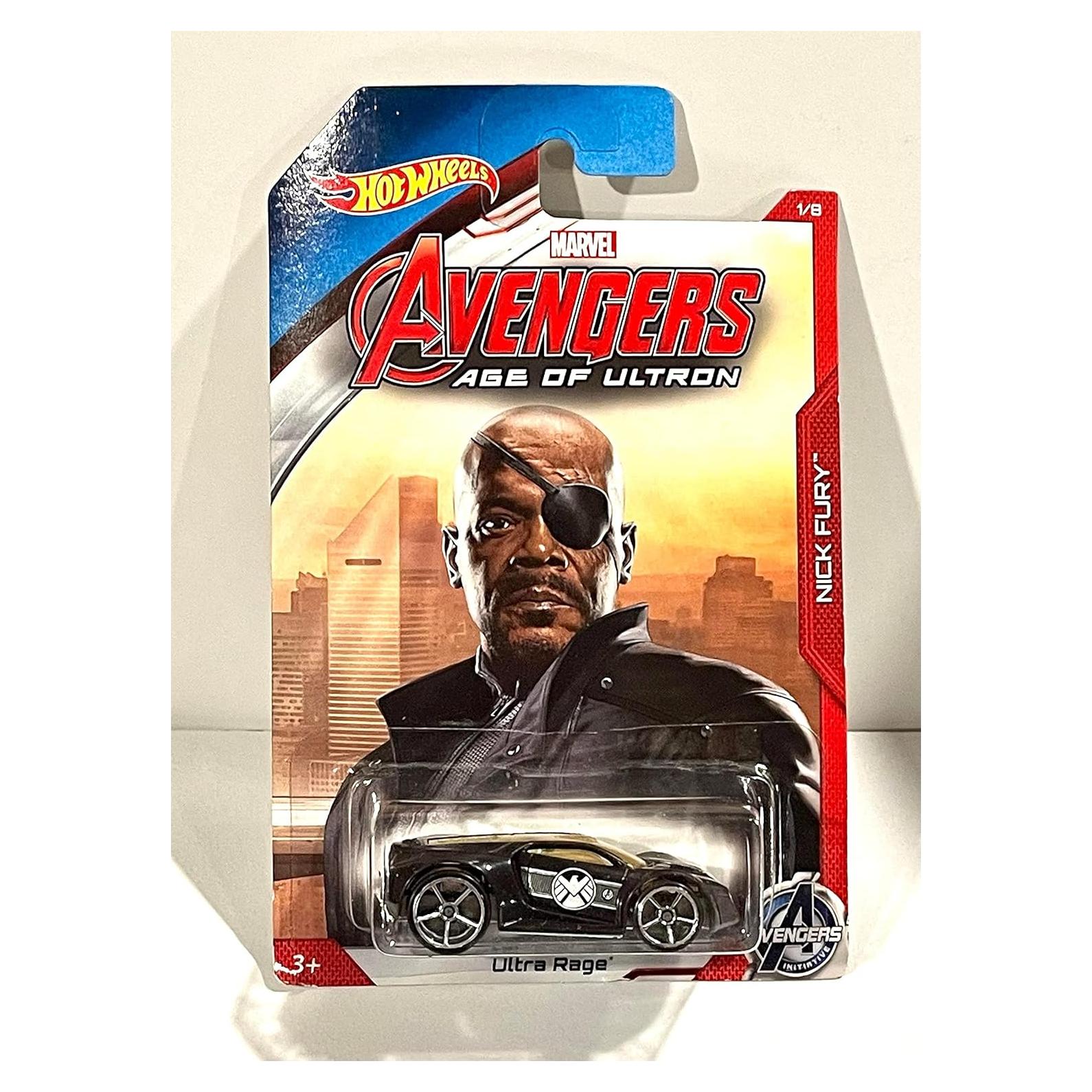 Hot Wheels Capitán América Poder Rabia 2/8 Marvel 2014