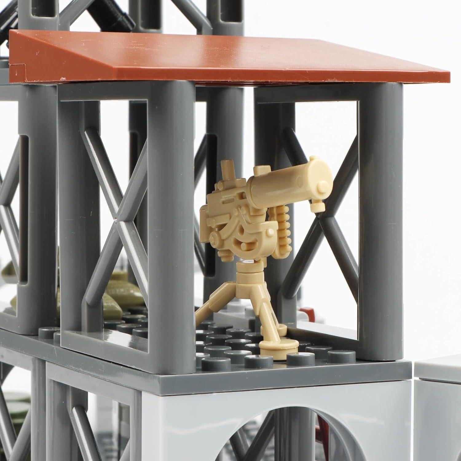 Juego de Bloques de Construcción Base Militar Finger Rock 370g