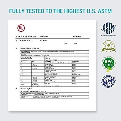 Pista de Carreras de Madera TOP BRIGHT con 6 Coches y Garaje