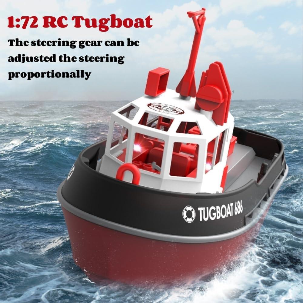 Barco RC Yoyoom Remolcador 1:72 Control Remoto 15 km/h