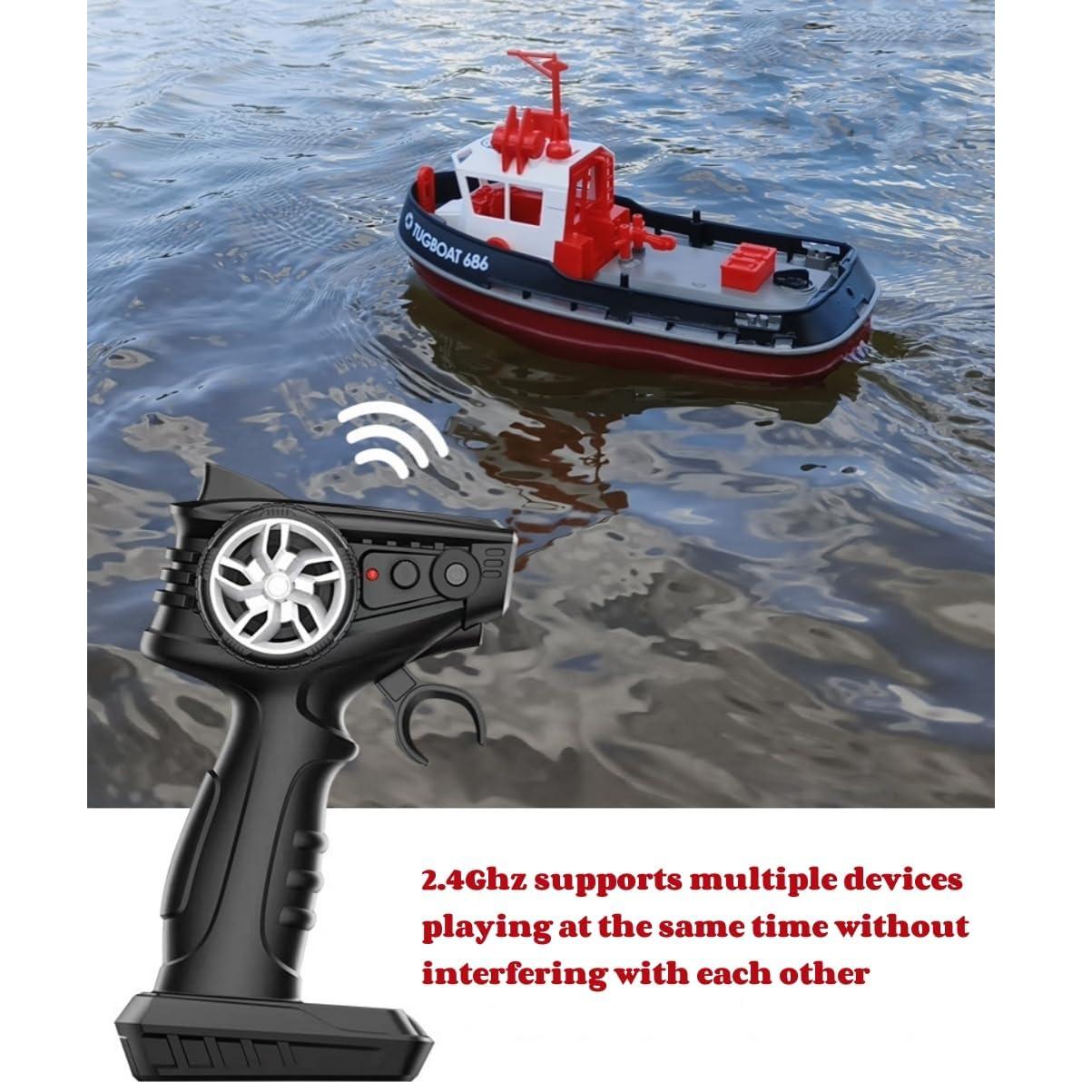 Barco RC Yoyoom Remolcador 1:72 Control Remoto 15 km/h