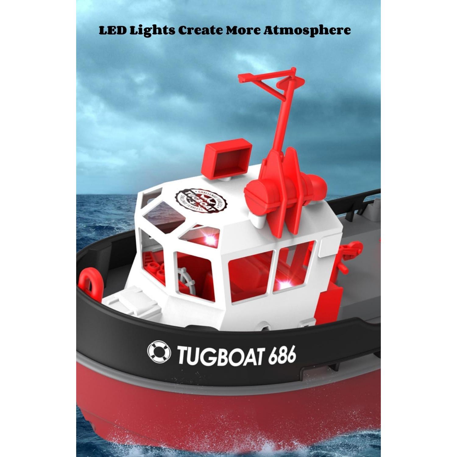 Barco RC Yoyoom Remolcador 1:72 Control Remoto 15 km/h