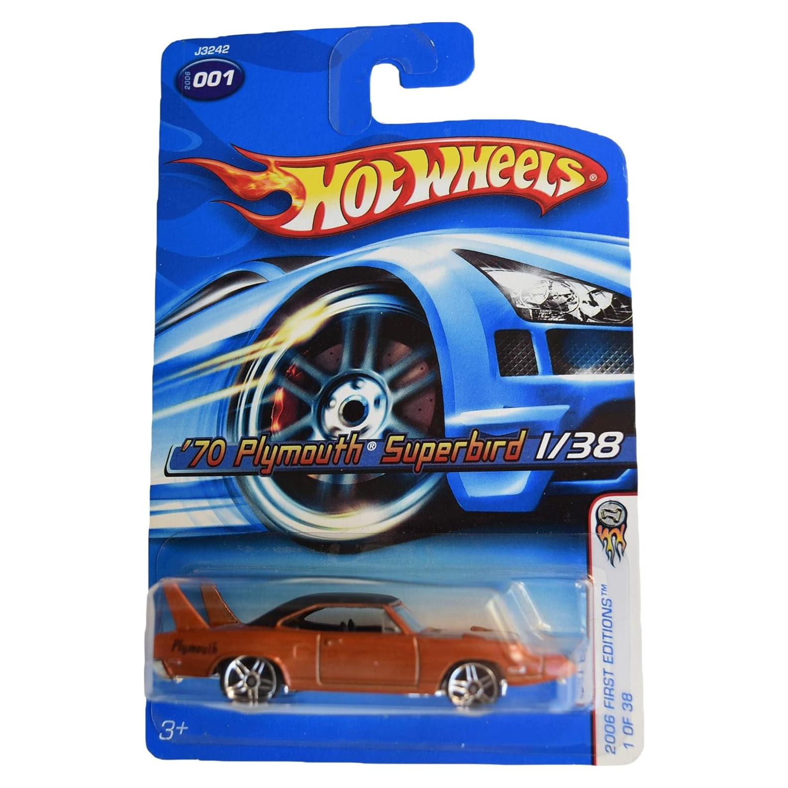 Hot Wheels 2006 Plymouth Superbird Naranja 1:64 Coleccionable