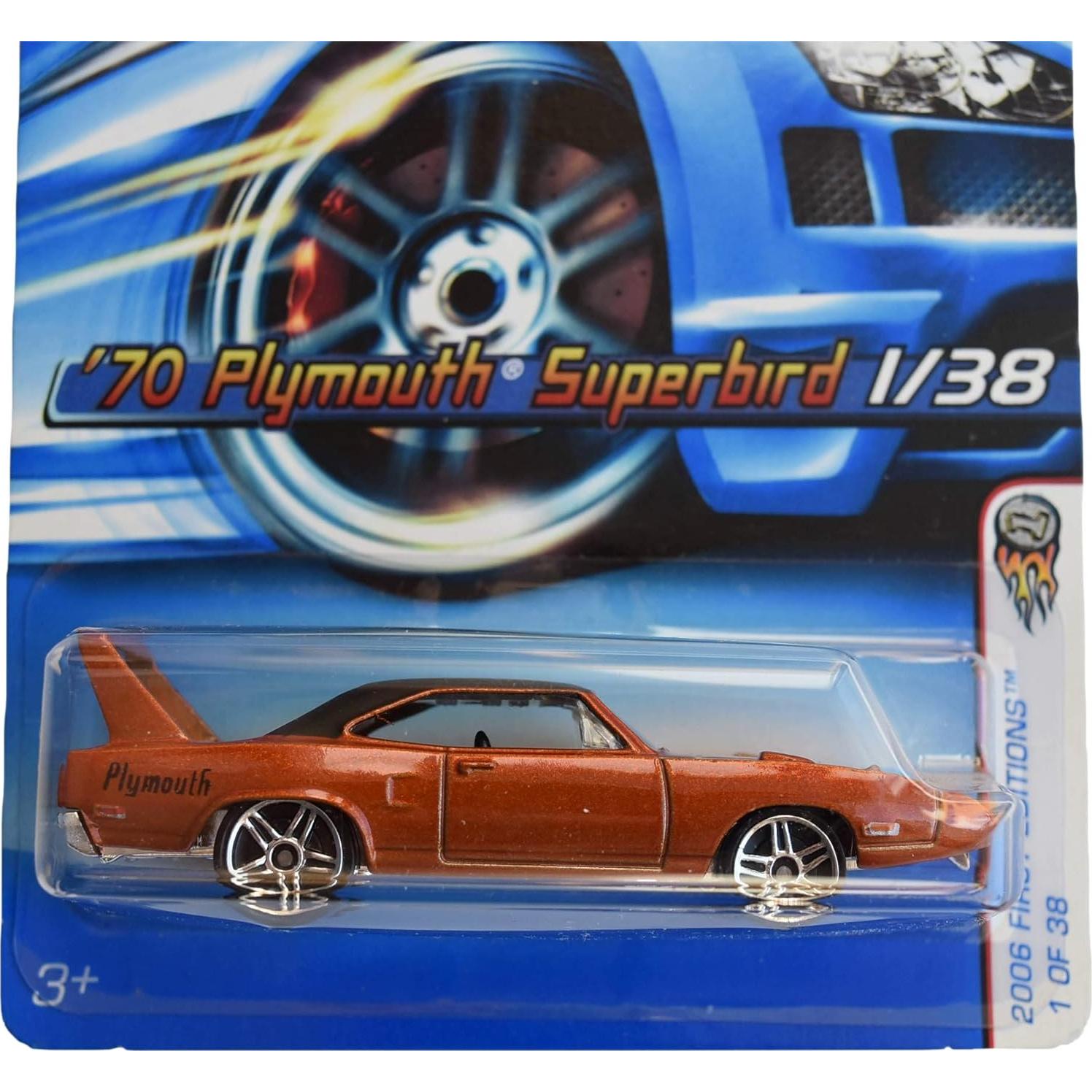 Hot Wheels 2006 Plymouth Superbird Naranja 1:64 Coleccionable