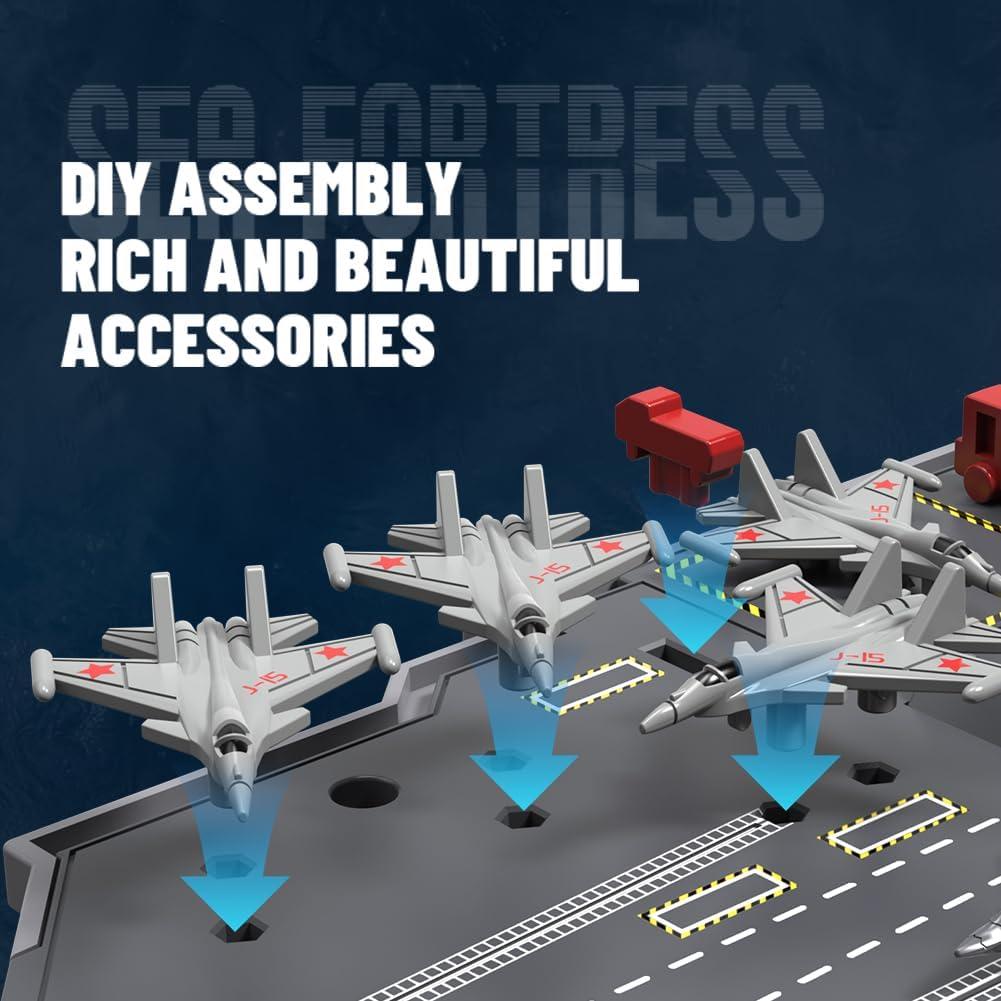 Barco RC Portaaviones 40.6 cm GUANGDONG 2 Baterías 24 km/h